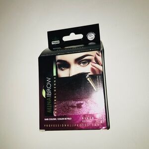 NWT MINA ibrow Henna Black Eyebrow Tint Kit Natural Semi-Permanent Brow Color